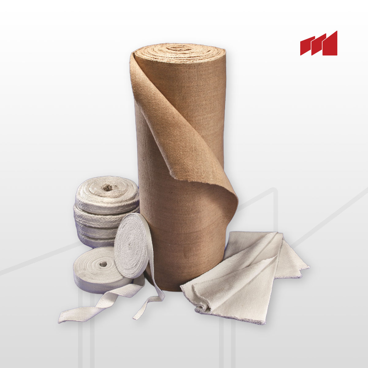 Fiberfrax Kumaş, Bant ve Tekstiller - Yüksek Sıcaklık Seramik Elyaf Tekstil Ürünleri