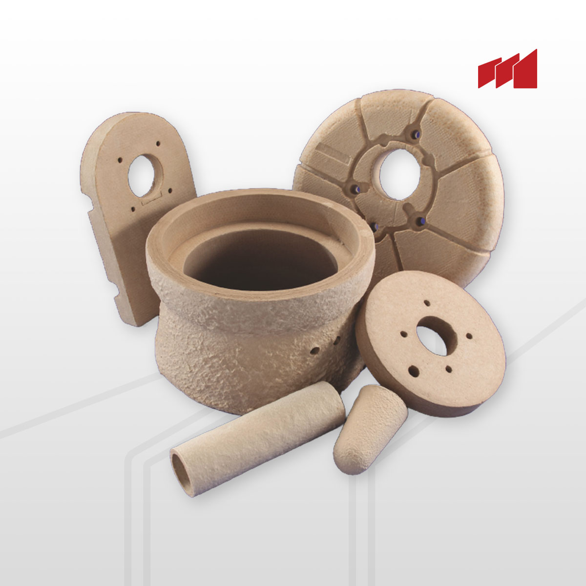 Fiberfrax Rigiform Vakum Ürünler - Yüksek Sıcaklık Vakumla Şekillendirilmiş Elyaf İzolasyon