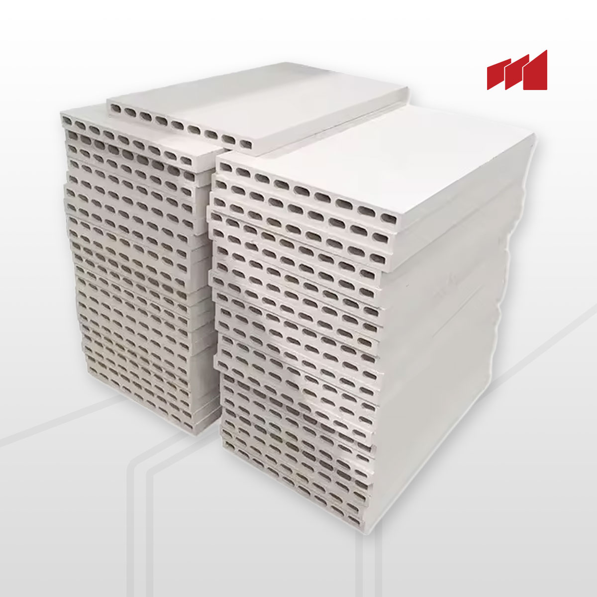 Kordierit Oluklu Plakalar - Seramik ve Porselen Fırınları için Oluklu Raf Plakaları